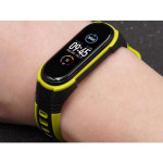Alogy Smart Sport Λουράκι Σιλικόνης Mijobs - Xiaomi Mi Band 6 / 6 NFC / 5 - Yellow (6970030472648)