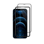 Crong Anti-Bacterial 3D Armor Glass - Fullface Αντιβακτηριδιακό Tempered Glass Apple iPhone 12 / 12 Pro - Black (CRG-AB3DAG-IP61)
