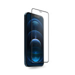 Crong Anti-Bacterial 3D Armor Glass - Fullface Αντιβακτηριδιακό Tempered Glass Apple iPhone 12 / 12 Pro - Black (CRG-AB3DAG-IP61)