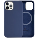 Crong Color Magnetic Θήκη MagSafe Premium Σιλικόνης Apple iPhone 12 / 12 Pro - Blue (CRG-COLRM-IP1261-BLUE)