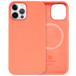 Crong Color Magnetic Θήκη MagSafe Premium Σιλικόνης Apple iPhone 12 / 12 Pro - Coral (CRG-COLRM-IP1261-CRL)