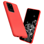 Crong Color Θήκη Premium Σιλικόνης Samsung Galaxy S20 Ultra - Red (CRG-COLR-SGS20U-RED)