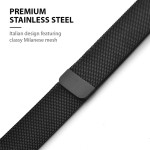 Crong Milano Steel - Premium Μεταλλικό Λουράκι Apple Watch SE/6/5/4/3 (40/38mm)