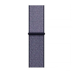 Crong Nylon Λουράκι Apple Watch 5/4/3/2/1 (40/38mm) - Midnight Blue (CRG-40NLB-MBL)