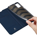Duxducis SkinPro Flip Θήκη για Xiaomi Redmi Note 10 5G/Poco M3 Pro - Blue (200-108-668)