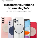 Elago MagSafe Guide for Smartphones - Αυτοκόλλητο MagSafe για Συσκευές με Ασύρματη Φόρτιση - Sand Pink (EMSGUIDE-SPK)