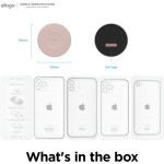 Elago MagSafe Guide for Smartphones - Αυτοκόλλητο MagSafe για Συσκευές με Ασύρματη Φόρτιση - Sand Pink (EMSGUIDE-SPK)