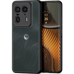 Premium Ημιδιάφανη Σκληρή Θήκη - Motorola Edge 50 Ultra / Moto X50 Ultra - DuxDucis Aimo Series - Black (6934913005866)