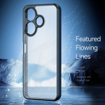 Premium Ημιδιάφανη Σκληρή Θήκη - Xiaomi Redmi 13 4G / Poco M6 4G - DuxDucis Aimo Series - Black (6934913005712)