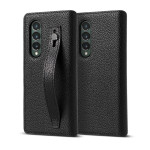 Ringke Folio Signature EZ Strap Θήκη - Πορτοφόλι Samsung Galaxy Z Fold3 5G με Ιμάντα Χειρός - Black (97617)