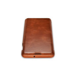 iCarer Vintage Curved Edge Δερμάτινη Θήκη Samsung Galaxy S10 Plus - Brown (RS992005-BN)