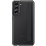 Official Samsung Clear Strap Cover - Σκληρή Θήκη Samsung Galaxy S21 FE 5G - Dark Gray (EF-XG990CBEGWW)