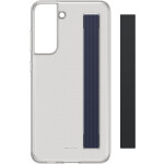 Official Samsung Clear Strap Cover - Σκληρή Θήκη Samsung Galaxy S21 FE 5G - Dark Gray (EF-XG990CBEGWW)