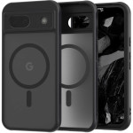 Σκληρή Ημιδιάφανη Θήκη MagSafe - Google Pixel 8a - Spacecase Hybrid MagSafe - Black (5905719110147)