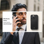 Spigen Cyrill Kajuk Mag Θήκη MagSafe με Λουράκι Χειρός - Apple iPhone 14 Pro Max - Black (ACS04879)