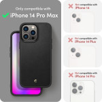 Spigen Cyrill Kajuk Mag Θήκη MagSafe με Λουράκι Χειρός - Apple iPhone 14 Pro Max - Black (ACS04879)