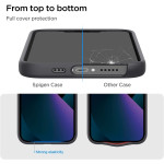 Spigen Θήκη Silicone Fit Apple iPhone 13 mini - Black (ACS03339