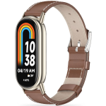Tech-Protect Δερμάτινο Λουράκι Leatherfit - Xiaomi Smart Band 8 / 8 NFC - Brown (9490713935354)