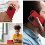Θήκη Apple iPhone 16 Pro Max - Rosso Element PU Πορτοφόλι - Red (8719246453939)