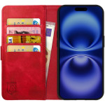 Θήκη Apple iPhone 16 Pro Max - Rosso Element PU Πορτοφόλι - Red (8719246453939)