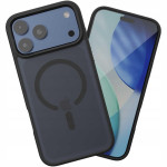 Θήκη iPhone 17 Pro Max Spacecase Fusion Mag Ημιδιάφανη Σκληρή με MagSafe - Black (5905719138127)