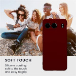 Θήκη OnePlus Nord 4 KWmobile TPU Case with Camera Lens Protector Σιλικόνης με Πλαίσιο Κάμερας - Tawny Red (KWM000022VI003C)