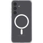 Θήκη Samsung Galaxy S25 FE Spacecase Clear MagSafe Σκληρή Διάφανη με MagSafe - White (5905719132675)