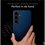 Θήκη Samsung Galaxy S25 Plus Nekit Fiber Σκληρή με MagSafe Aramid Fiber 1mm 1500D Kevlar - Blue (8719246469817)