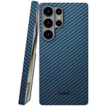 Θήκη Samsung Galaxy S25 Ultra Nekit Fiber Σκληρή με MagSafe Aramid Fiber 1mm 1500D Kevlar - Blue (8719246469824)