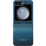 Θήκη Samsung Galaxy Z Flip6 - Pitaka Premium Tactile Woven Case MagEZ Case 5 Aramid Fiber Body με MagSafe - 1.2mm - 1500D - Moonrise (FMFLIP6)