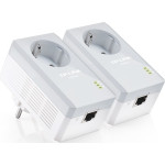 TP-LINK AV600 Passthrough Powerline Starter Kit - 600 Mbps Powerline v4 - White (200-106-060)