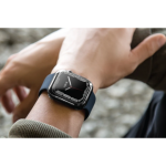 Uniq Glase Dual Pack Θήκη Σιλικόνης Apple Watch 7 41mm - Clear / Smoke - 2 Τεμάχια (UNIQ-41MM-GLSDUALPK)