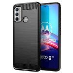 Vivid Carbon Silicone - Θήκη Σιλικόνης Motorola Moto G60 - Black (UNCAMOTOG60BK)