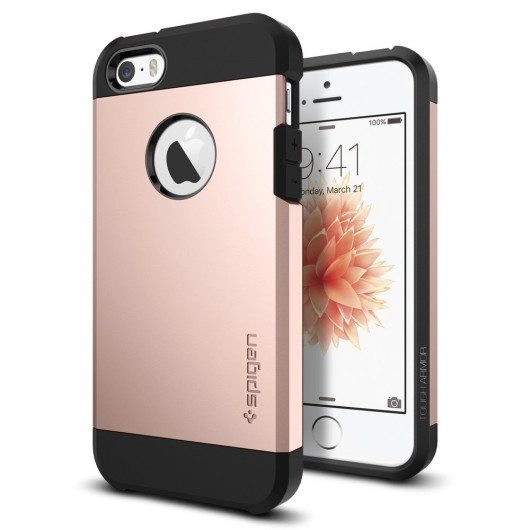 Spigen iPhone 5 / 5s / SE Tough Armor Rose Gold (041CS20190)