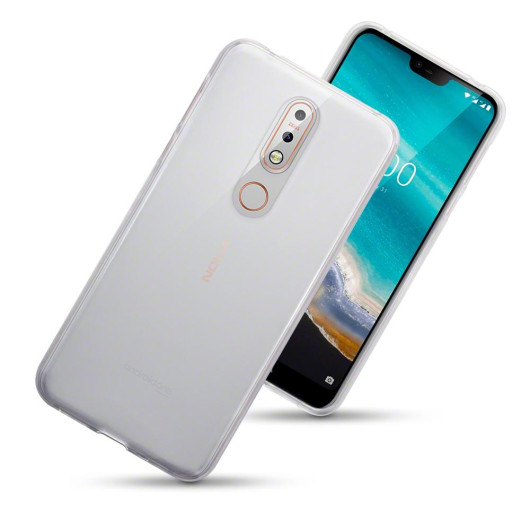 Terrapin Διάφανη Θήκη Σιλικόνης Nokia 7.1 - Clear