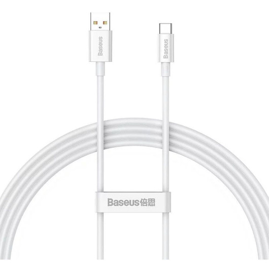 Καλώδιο Baseus Superior Series USB A to USB-C, PD100W, 2m Λευκό - Baseus - Λευκό - Type C