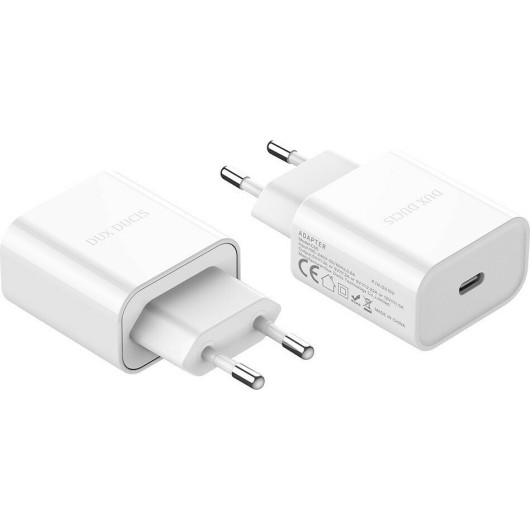 Φορτιστής Dux Ducis USB-C 20W - Λευκό C50-PD 20W