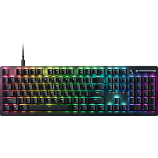 Razer DEATHSTALKER V2 WHITE - Low-Profile RGB Gaming Keyboard - Linear Red - Optical Switches