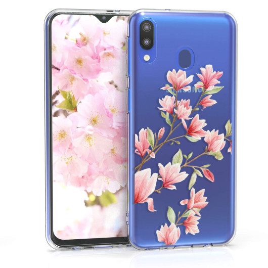 KW Θήκη Σιλικόνης Samsung Galaxy M20 (2019) - Light Pink/White/Transparent (200-104-919)