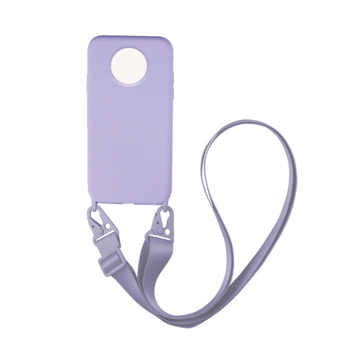 Θήκη CarryHang Liquid Silicone Strap Xiaomi - My Colors - Λιλά - Redmi Note 9T