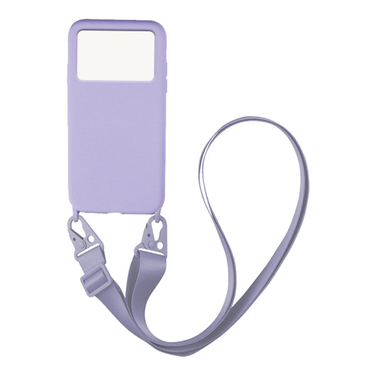 Θήκη CarryHang Liquid Silicone Strap Xiaomi - My Colors - Λιλά - POCO M4 Pro 4G