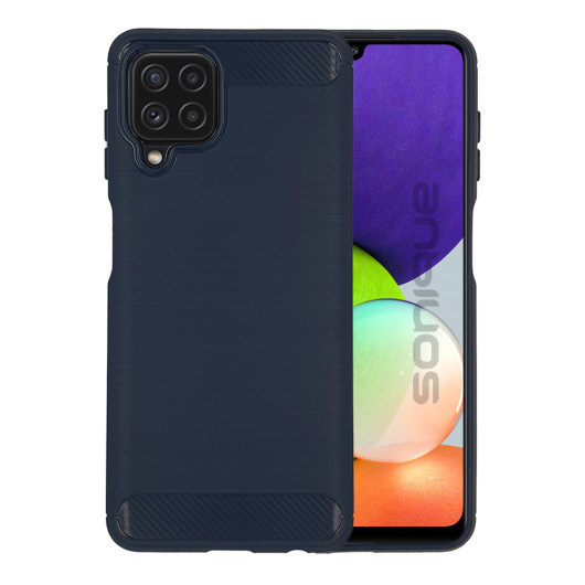 Θήκη Σιλικόνης Sonique Carbon Brushed Samsung - Sonique - Μπλέ - Galaxy A22 4G, Galaxy M22 4G, Galaxy M32 4G