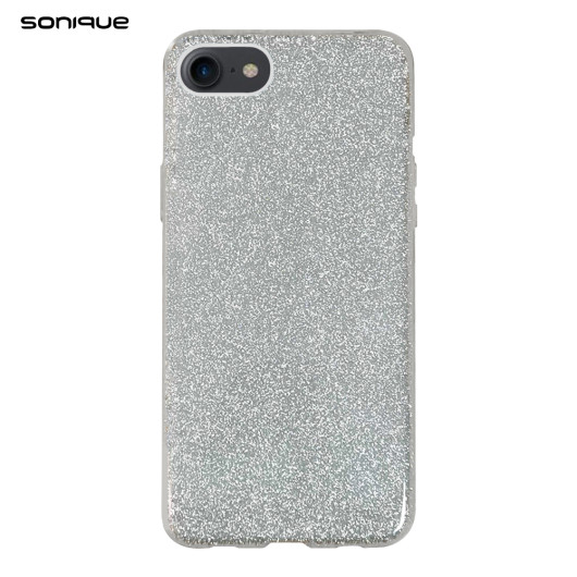 Θήκη Σιλικόνης Sonique Shiny για Apple - Sonique - Ασημί - iphone 7, iphone 8, iPhone SE 2020, iPhone SE 2022
