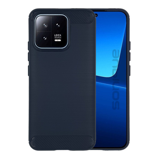 Θήκη Σιλικόνης Sonique Carbon Brushed Xiaomi - Sonique - Μπλέ - Xiaomi 13 