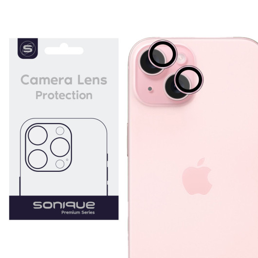 Camera Protection Sonique Lens Pro Apple iPhone 15 / iPhone 15 Plus Pink