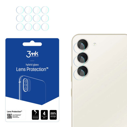 3MK FG Camera Lens Flexible Glass Film Prοtector 7H Samsung (4τμ) - 3MK - Samsung Galaxy S23