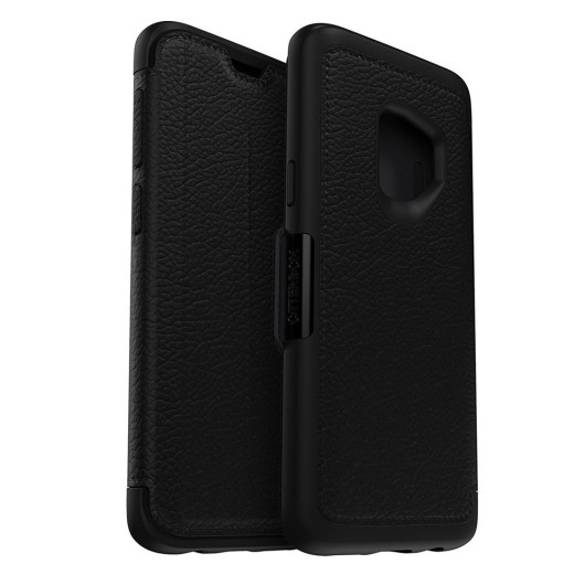 OtterBox Galaxy S9+ Strada Folio Shadow Black 