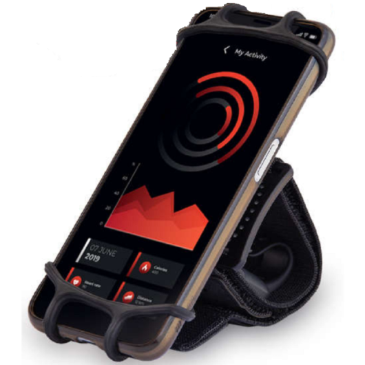 Alogy ArmBand Universal Θήκη Μπράτσου για Κινητά / Smartphone έως 6.5" - Black (5907765665428)