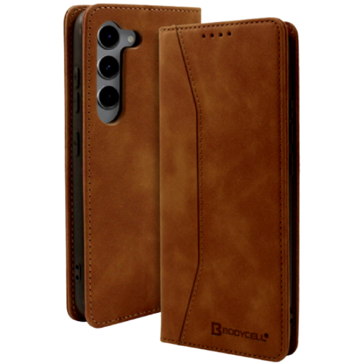 Bodycell Θήκη - Πορτοφόλι Samsung Galaxy S23 - Brown (5206015019692)