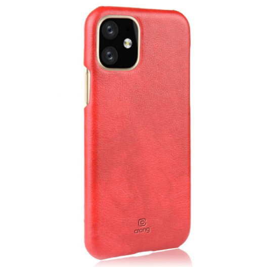 Προστατέψτε το αγαπημένο σας iPhone 11, με την σκληρή θήκη Essential της Crong και δώστε ένα κομψό και μινιμαλιστικό ύφος στο κινητό σας!  Το υψηλής ποιότητας PU δέρμα κάνουν το κινητό σας να φαίνεται πολύ κομψό και να ταιριάζει υπέροχα στο χέρι σας. Με ε